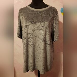 Michael Stars Charcoal Short Sleeve Top